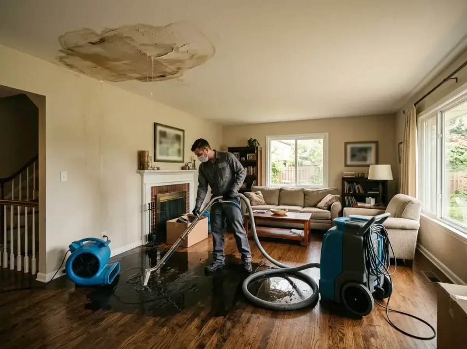 attic-pipe-burst-ceiling-drip-008 — frequently asked questions, Water Damage Restoration & Carpet Care in North Aurora, IL